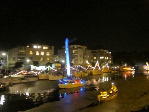 Skytube blauw donker 8m